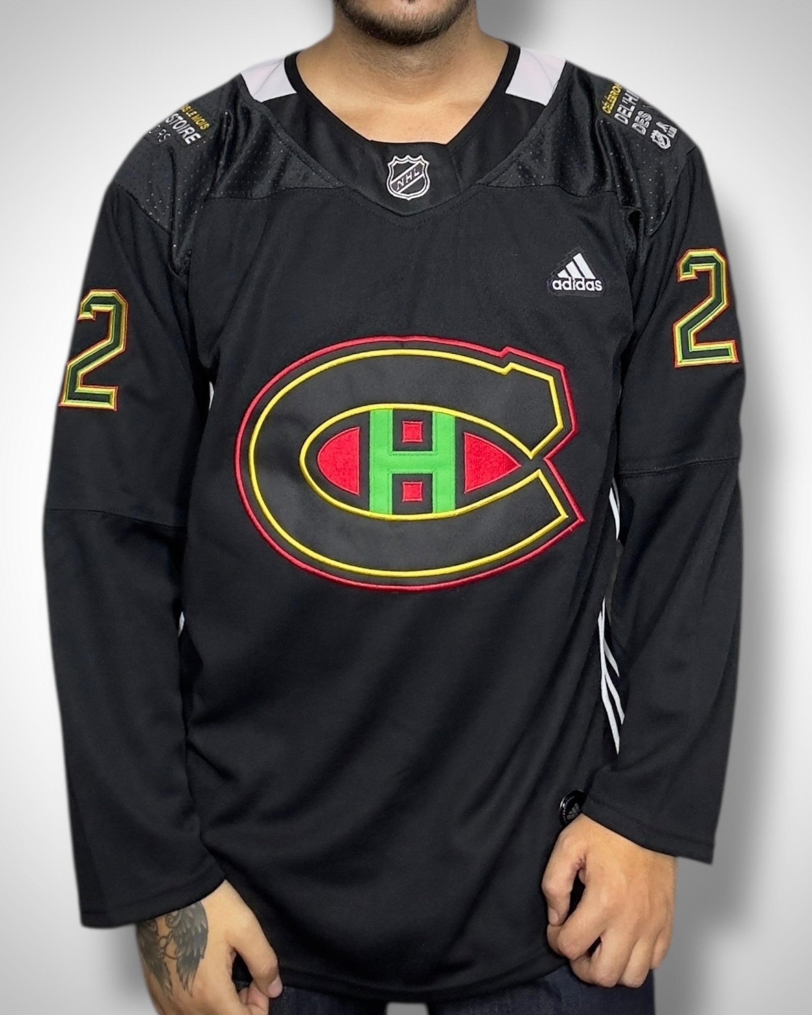 Maglia NHL Montreal Canadiens Caufield #22 Black Edition Adidas