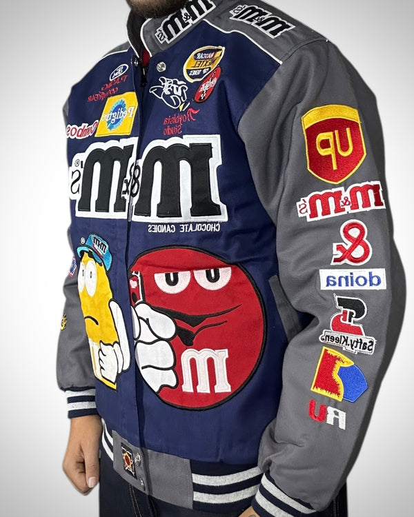 Giacca Racing Vintage NASCAR M&M’s Multicolor