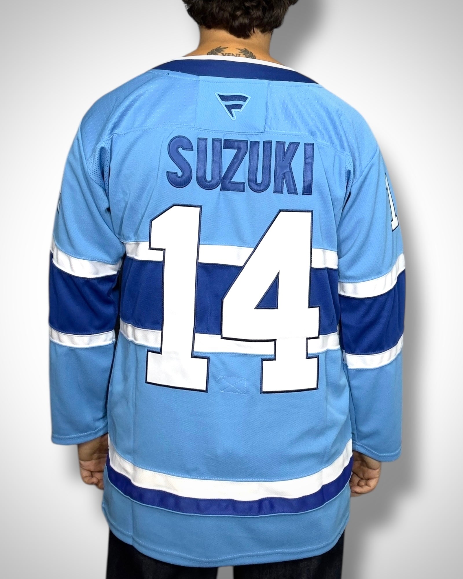 Maglia Vintage NHL Montreal Canadiens Suzuki #14 Azzurra