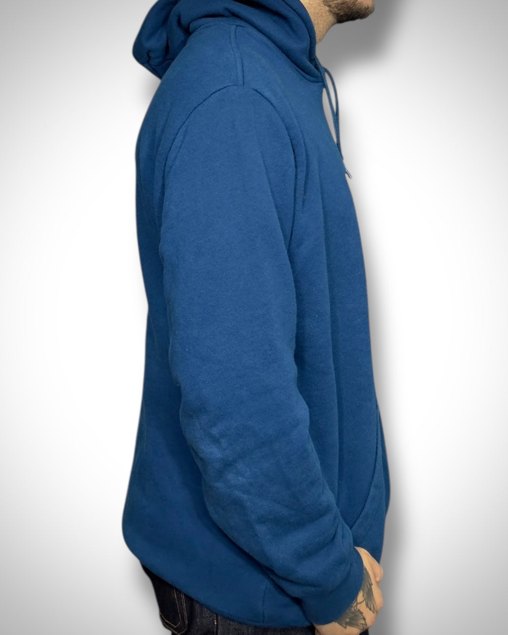 Adidas Originals Hoodie Blu con Logo Trefoil
