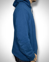 Adidas Originals Hoodie Blu con Logo Trefoil