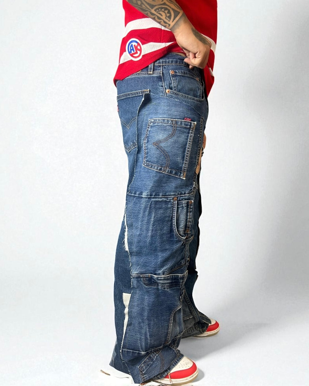 Reworked Jeans Levis "One Way"