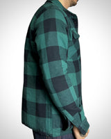 Vintage Check Padded Jacket Green Black PIUMINO INTERNO