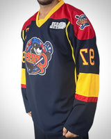Maglia Erie Otters CHL Connor McDavid #97 Blu