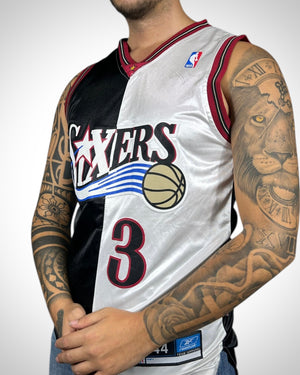 Canotta NBA Reebok Philadelphia 76ers #3 Iverson Vintage