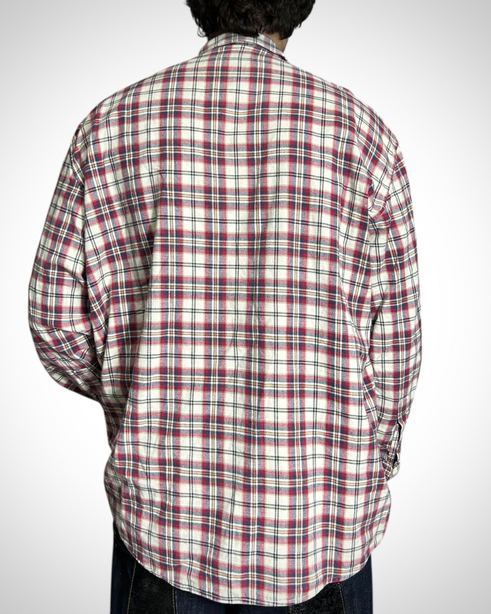 Vintage Check Shirt Red Tone