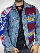 Vintage Denim Jacket Reworked “Union Clash”