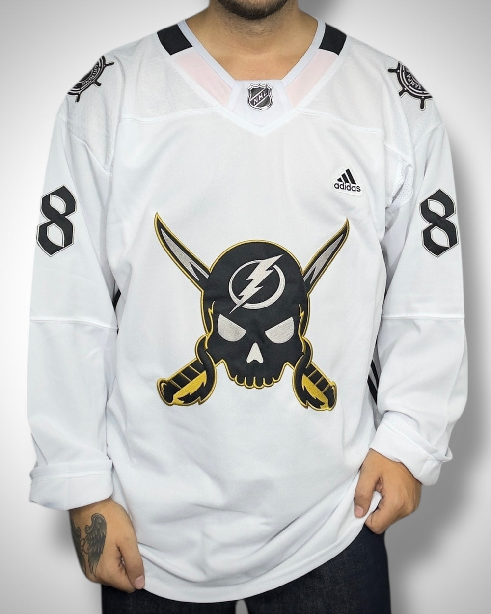 Maglia NHL Tampa Bay Lightning Vasilevskiy #88 White Edition Adidas