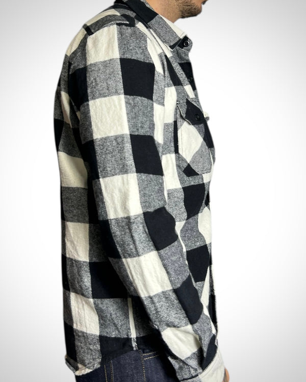Vintage Check Shirt - Black & White