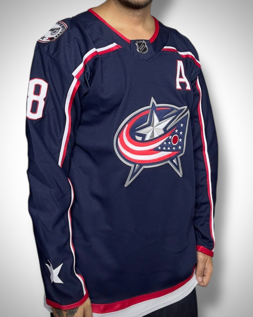 Maglia NHL Columbus Blue Jackets Werenski #8 Home Jersey