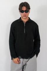 Half Rei Con zip In filo