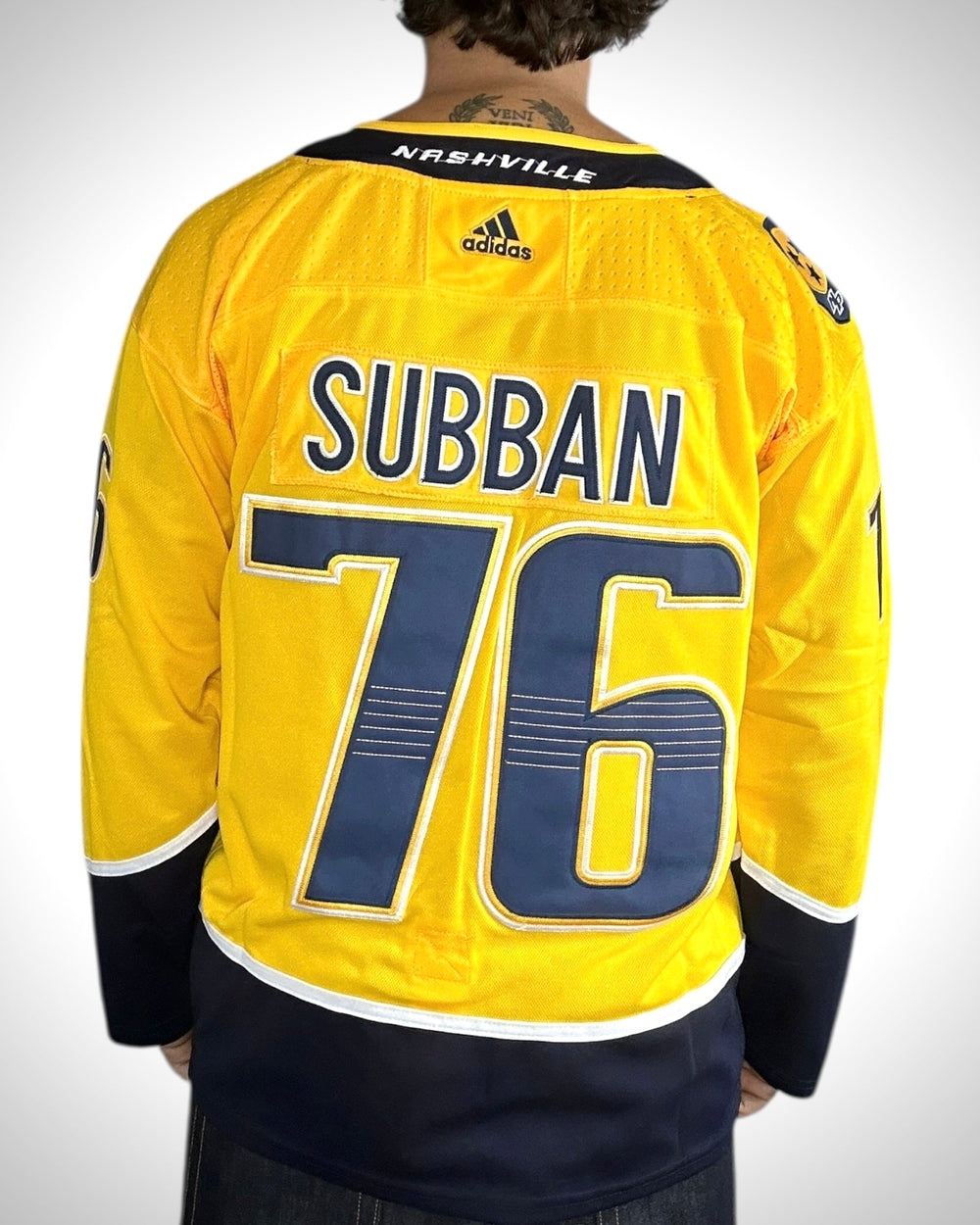 Maglia NHL Adidas Nashville Predators P.K. Subban #76 Gialla