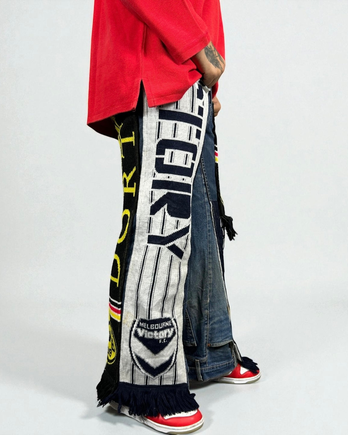 Levi’s Reworked Denim “Football Scarf Edition”