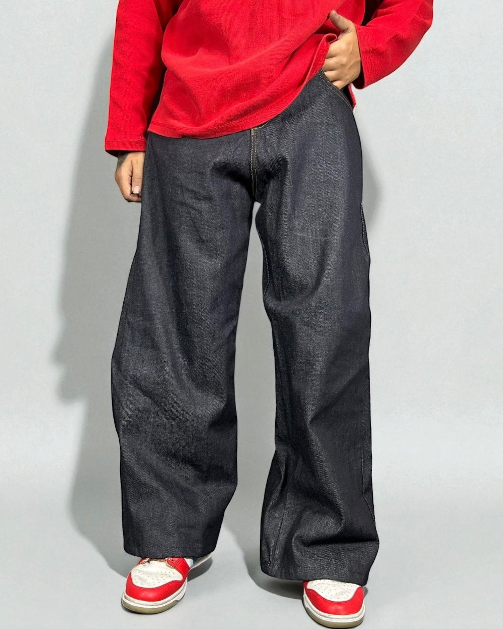 Evisu Reworked Maxi baggie red Wing”