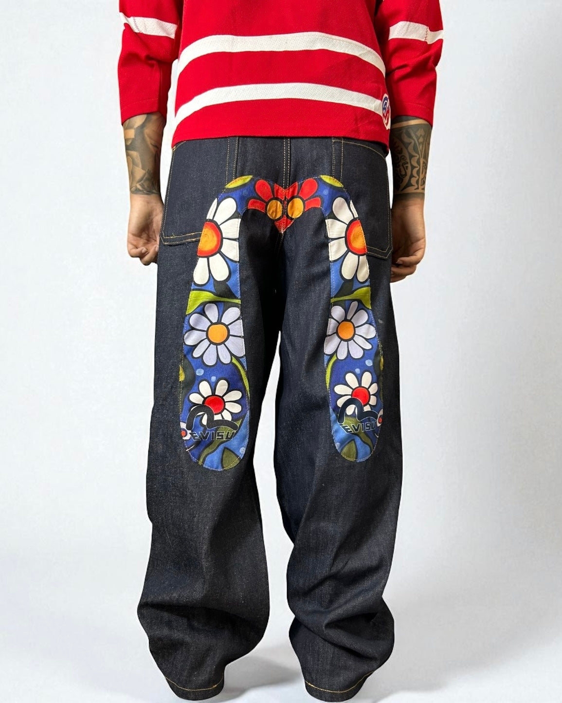 Evisu Reworked Jeans –"Flower Power Edition”