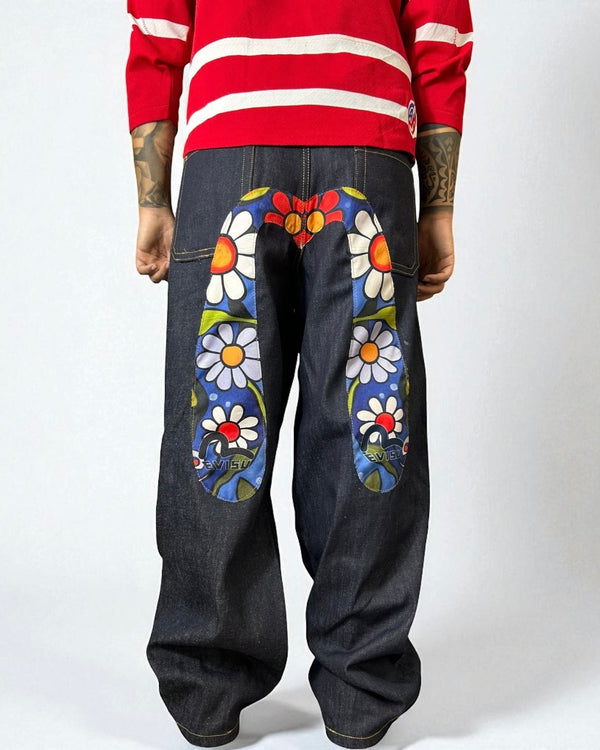 Evisu Reworked Jeans –"Flower Power Edition”