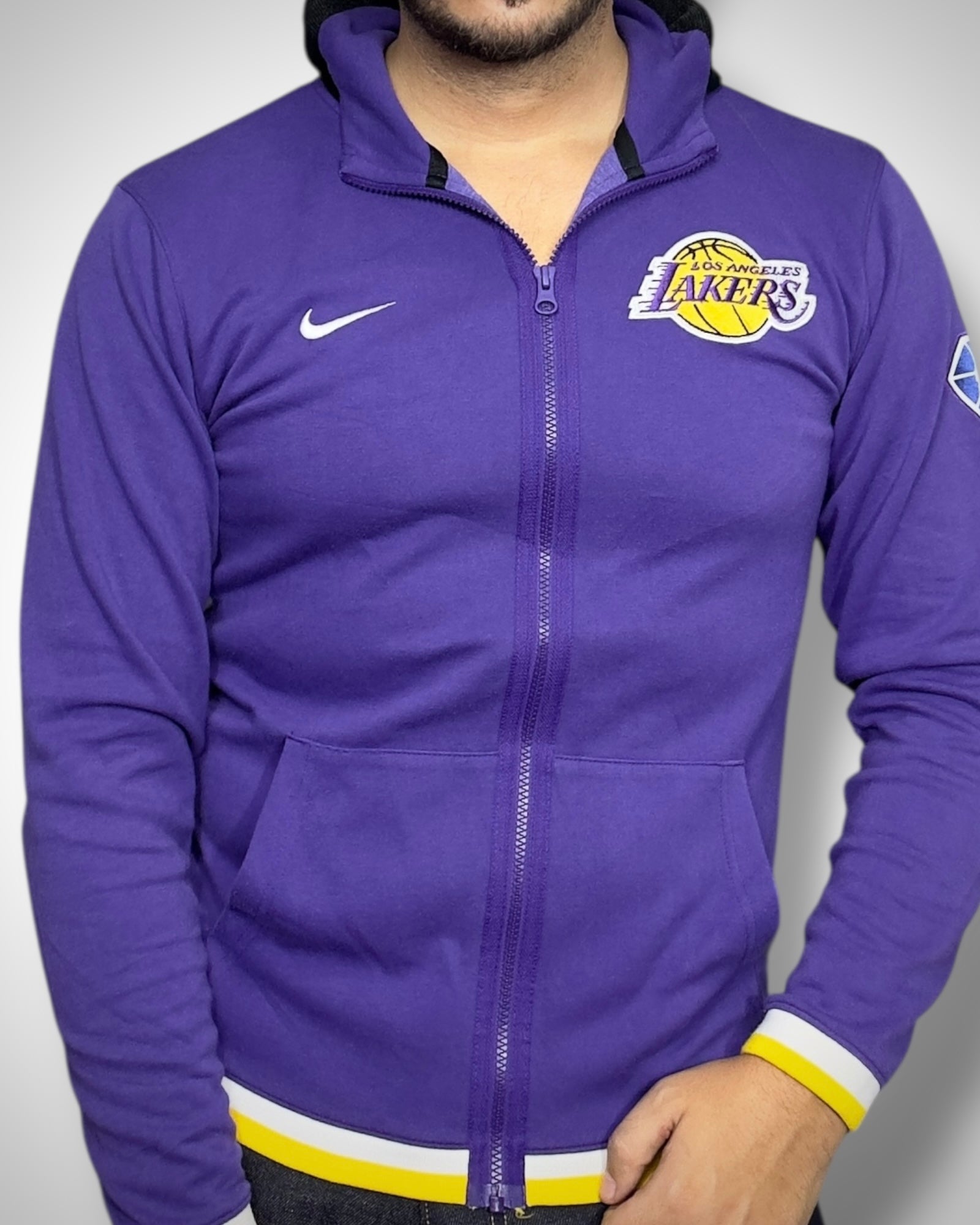 Felpa Vintage Los Angeles Lakers Full Zip