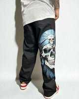 Jeans Karl Kani Reworked “Skull Blue Graphic”