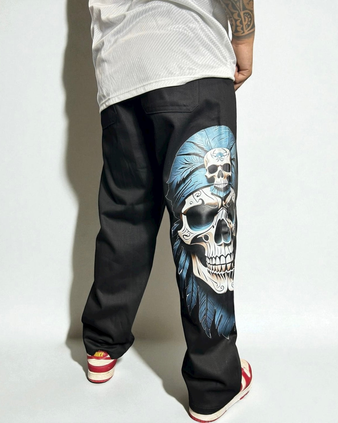 Jeans Karl Kani Reworked “Skull Blue Graphic”