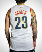 Canotta NBA Cleveland Cavaliers #23 LeBron James Vintage 2003-04 Hardwood Classics