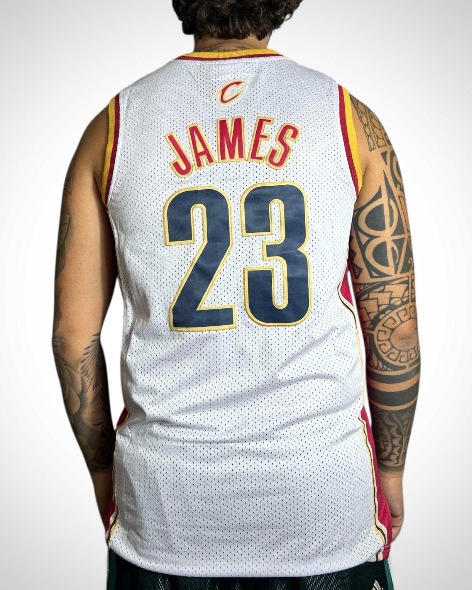 Canotta NBA Cleveland Cavaliers #23 LeBron James Vintage 2003-04 Hardwood Classics