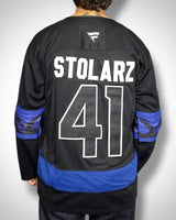 Maglia NHL Toronto Maple Leafs Stolarz #41 Black Edition