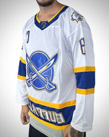 Maglia NHL Adidas Buffalo Sabres Jack Eichel #9 Bianca