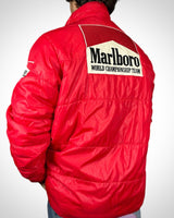 Giubbotto Vintage Marlboro Racing Rosso