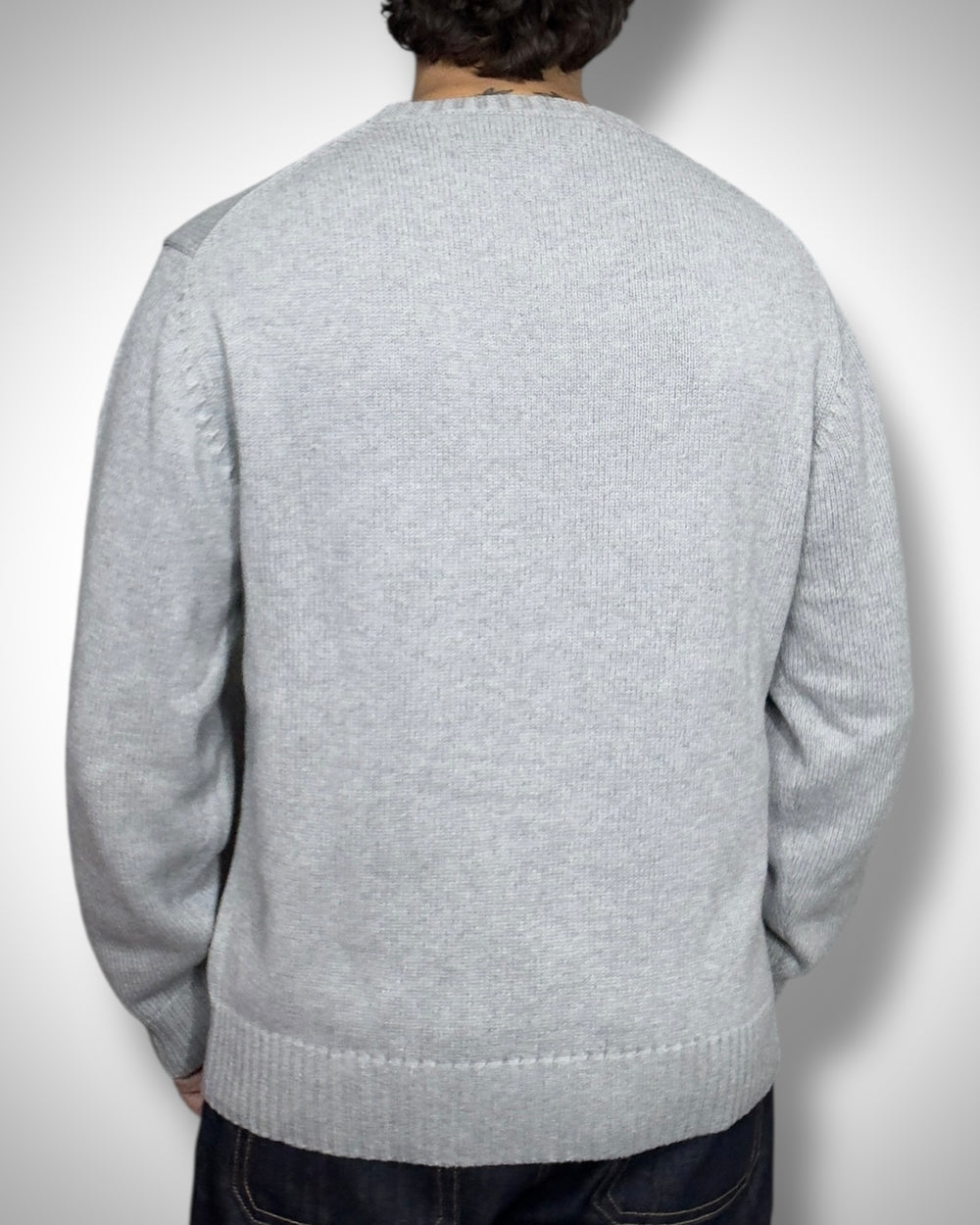 Tommy Hilfiger Vintage Knit Sweater Grigio