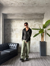 Camicia Suede Black