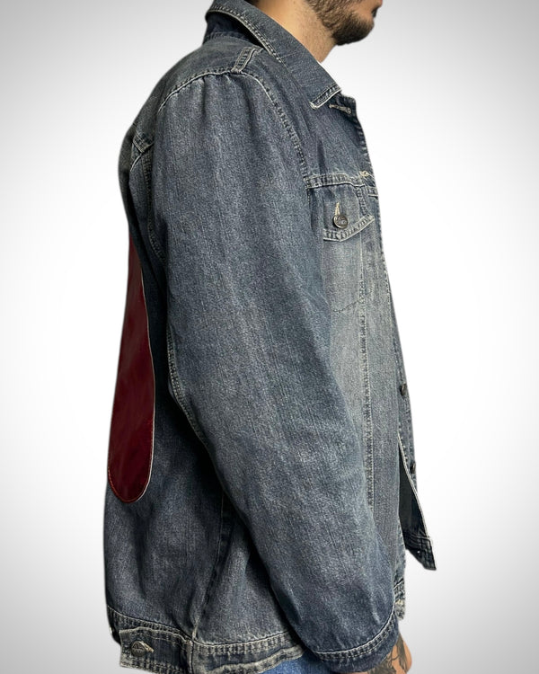 Giacca Evisu Reworked “Red Metallic Destroyed Effect”