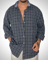 Camicia Vintage Tommy Hilfiger – Quadretti Verdi e Blu