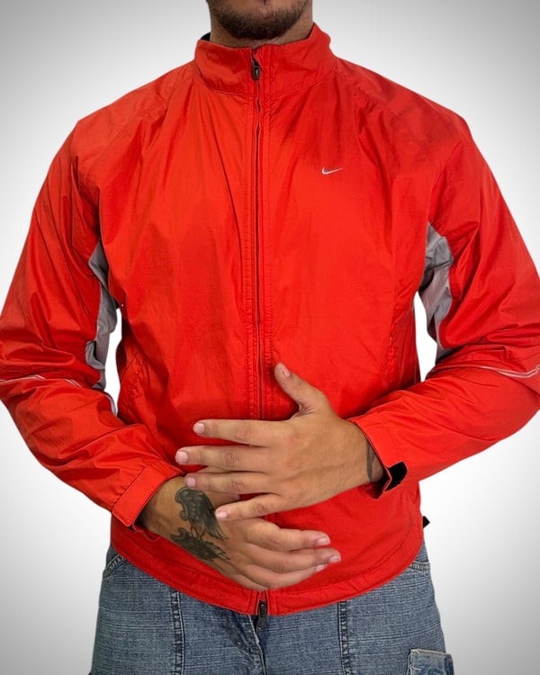 Giacca Nike running arancione fluo