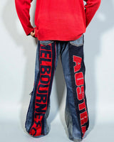 Levi’s Reworked Denim “Red & Blue Scarf Edition