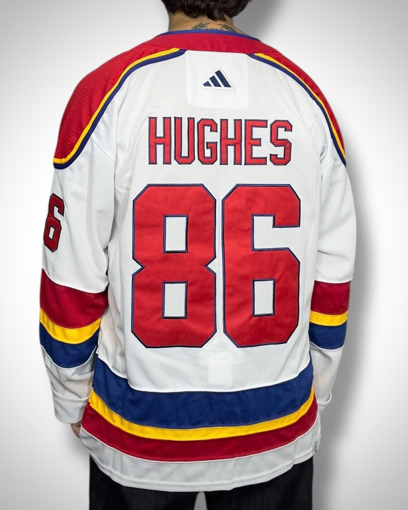 Maglia NHL New Jersey Devils Hughes #86 Retro Reverse Edition