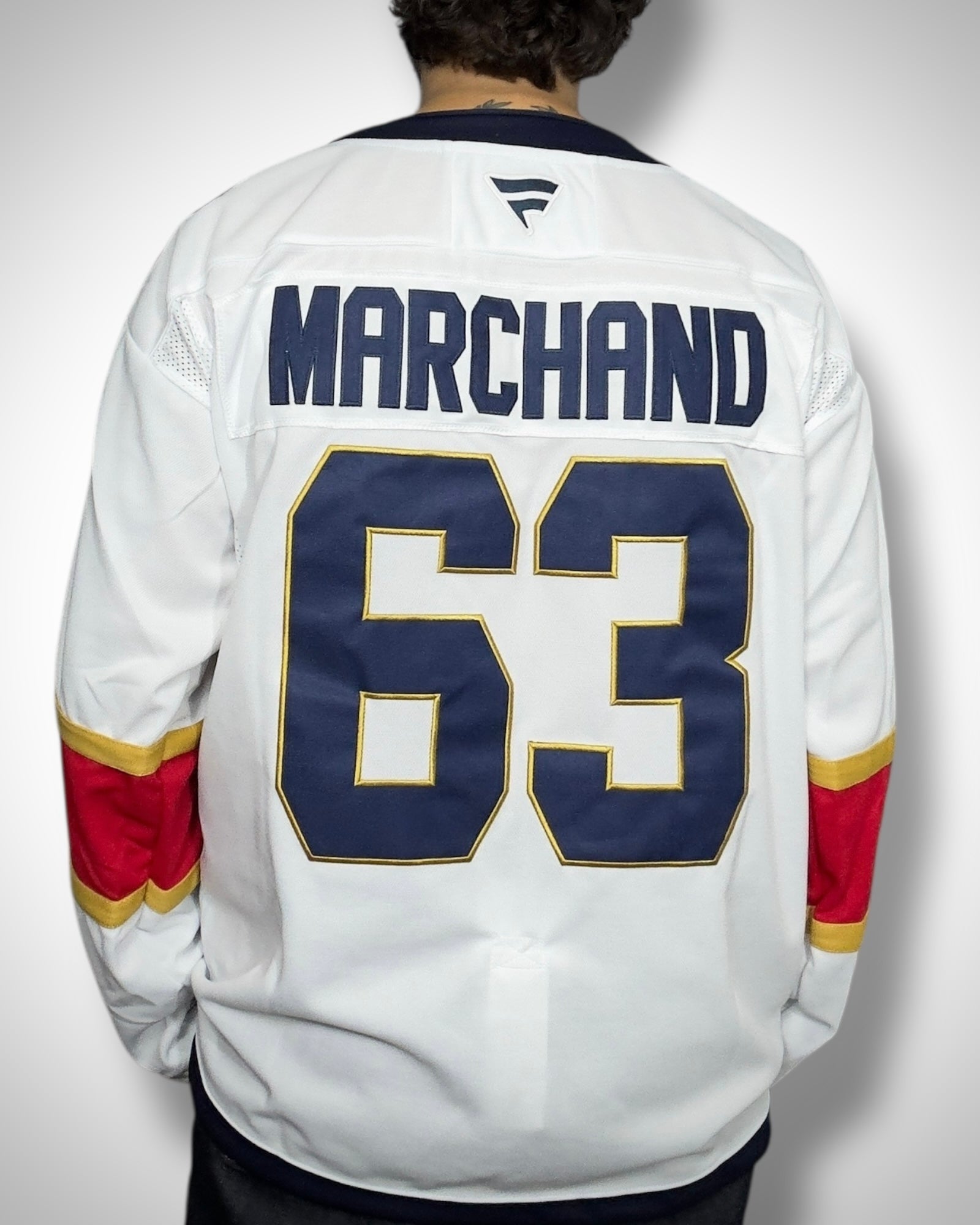 Maglia NHL Florida Panthers Marchand #63 White Edition