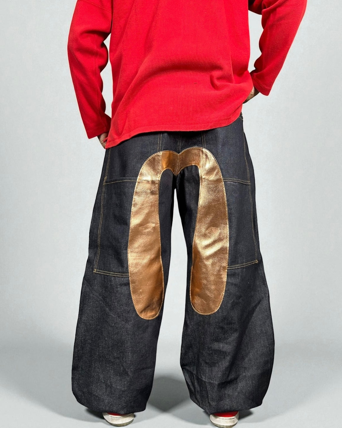 Evisu Reworked Maxi baggie “Gold Wing”