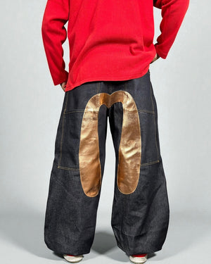 Evisu Reworked Maxi baggie “Gold Wing”