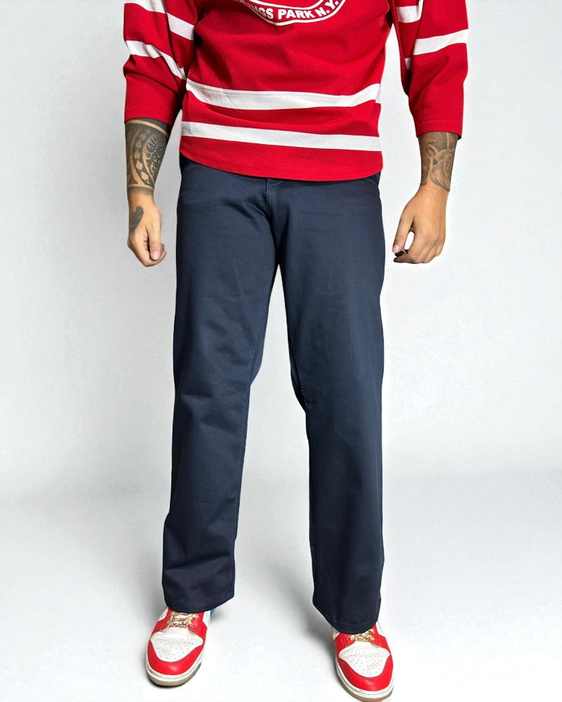 Evisu Reworked Navy Gold Gabbiano