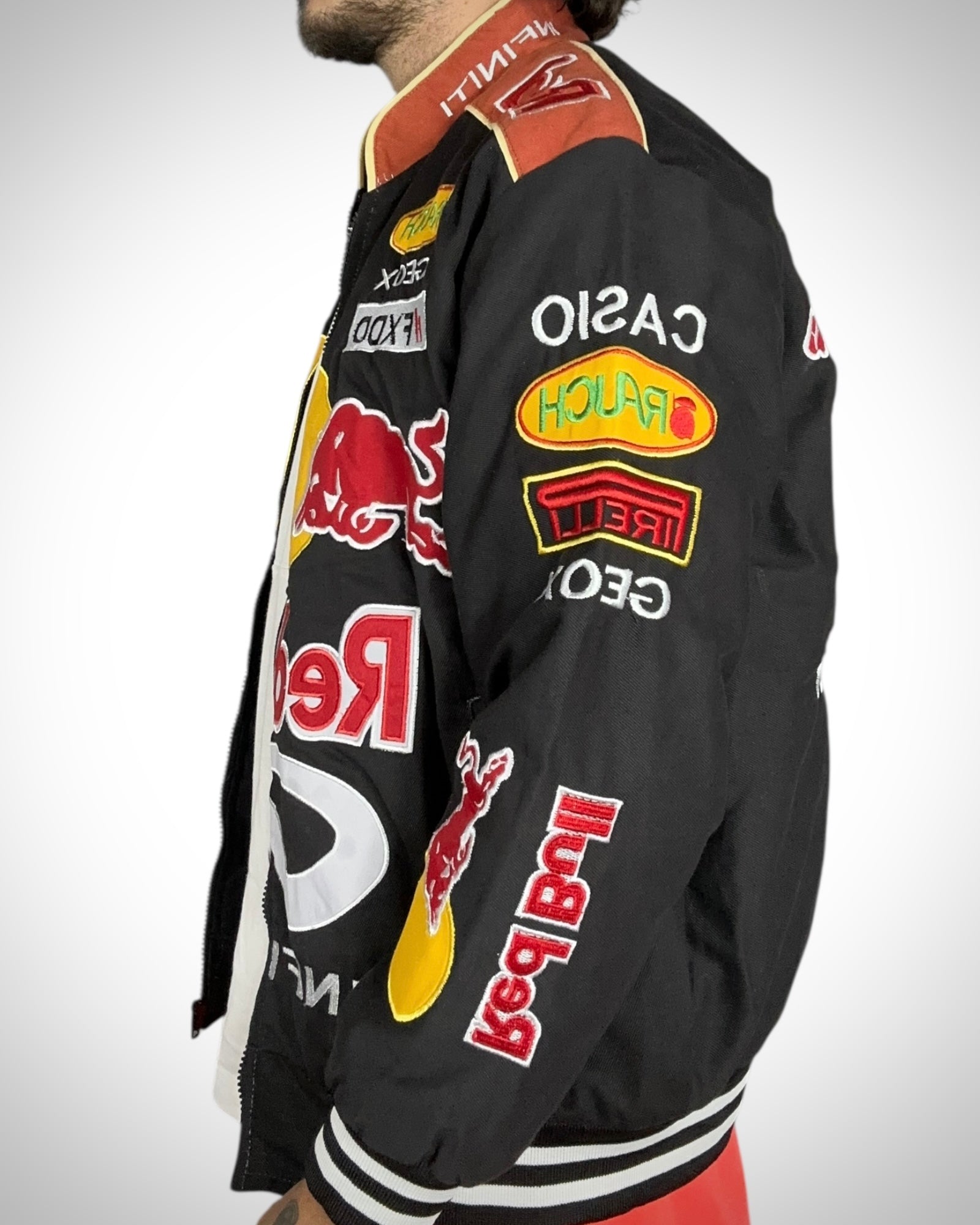 Giacca Racing Red Bull Infiniti Formula 1 Team Nera