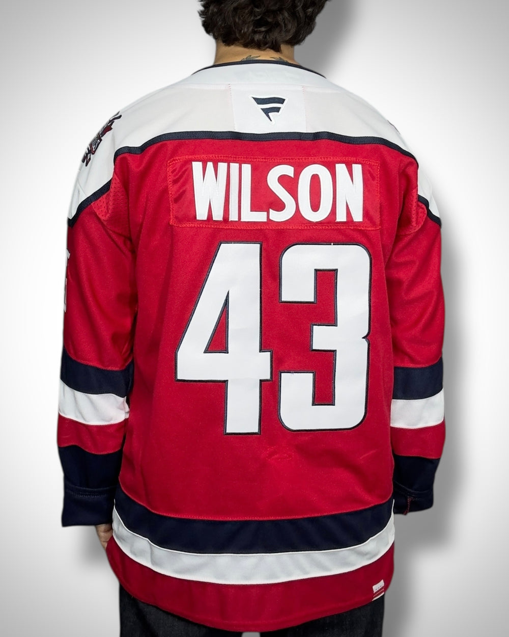 Maglia NHL Washington Capitals Wilson #43 Retro Red Jersey
