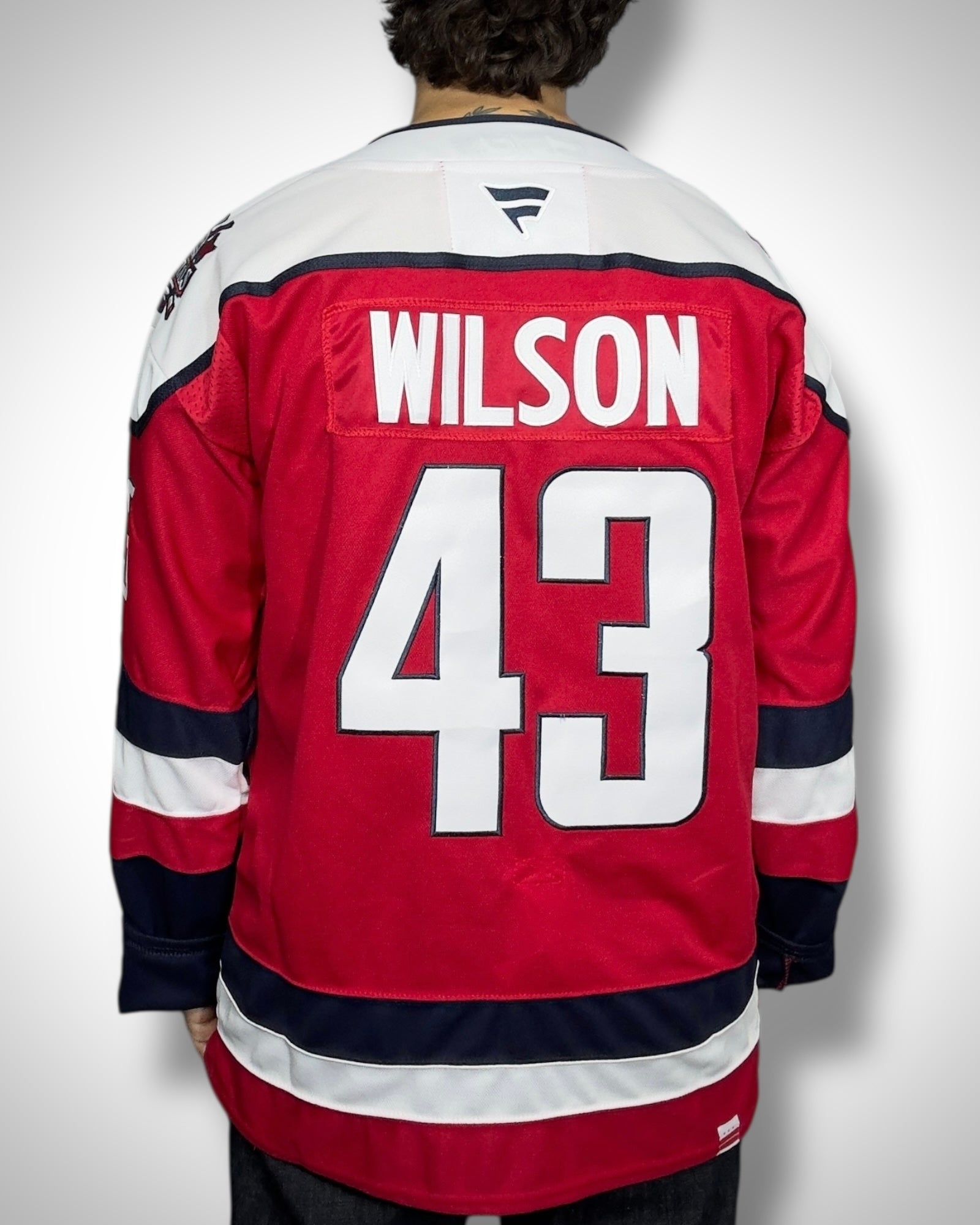 Maglia NHL Washington Capitals Wilson #43 Retro Red Jersey