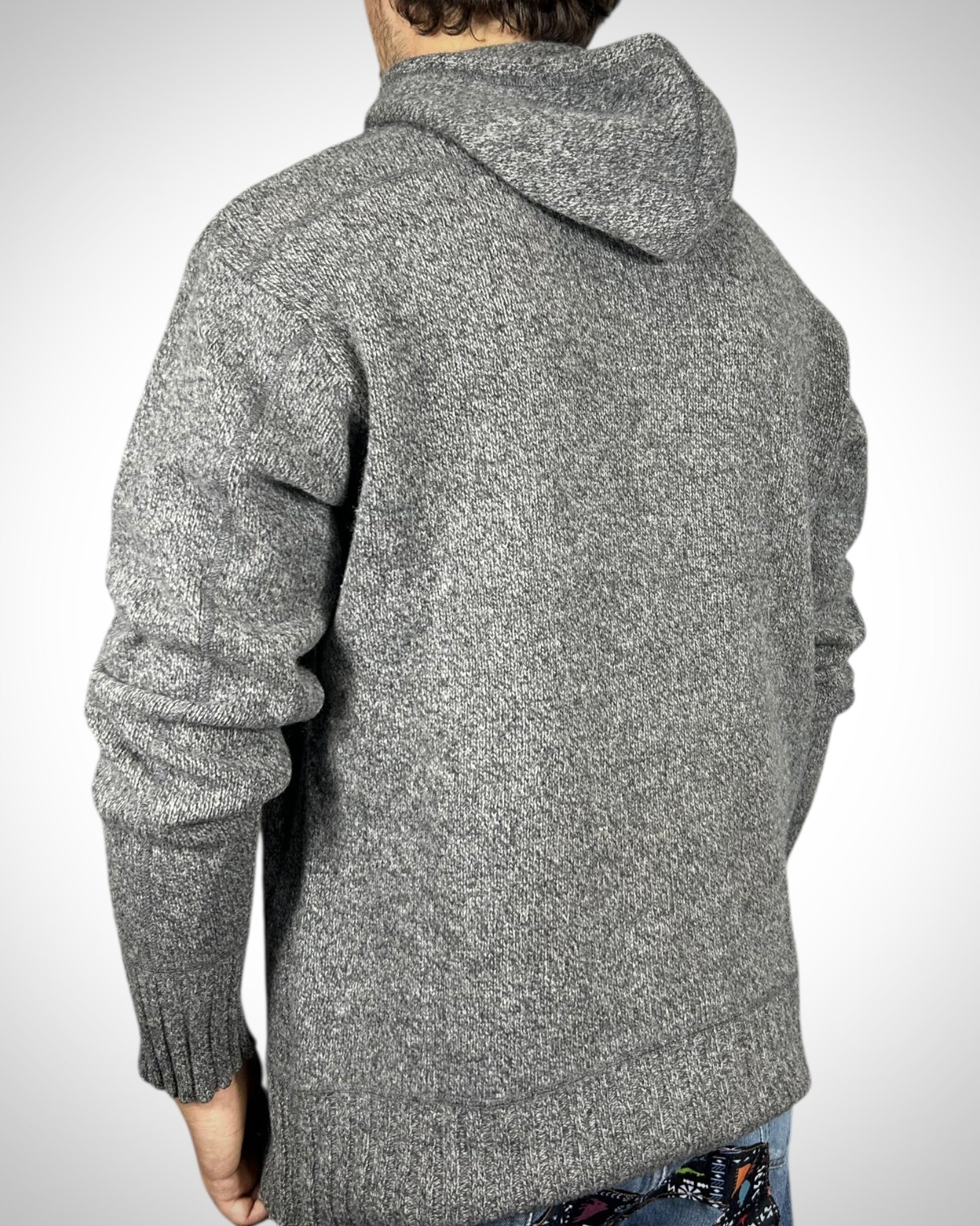 Felpa Hoodie Vintage Tommy Hilfiger Denim Grigia