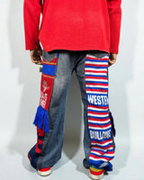 Levi’s Reworked Denim “Violet & Stripes Scarf Edition”