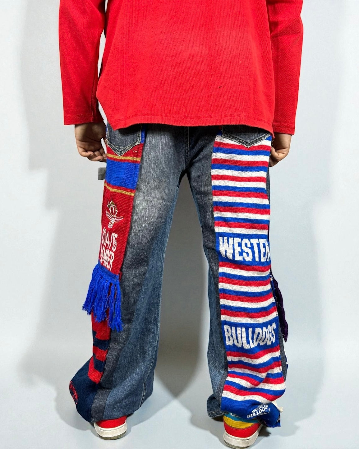 Levi’s Reworked Denim “Violet & Stripes Scarf Edition”