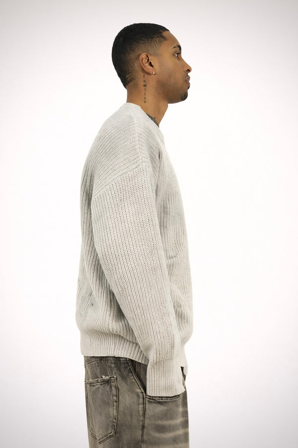 Distressed Knit Sweater