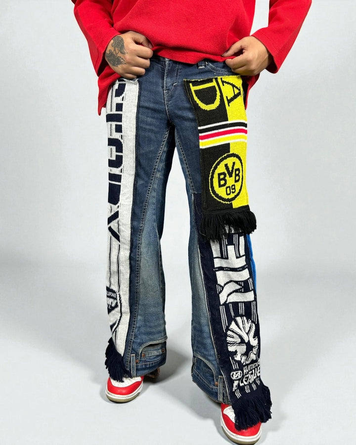 Levi’s Reworked Denim “Football Scarf Edition”