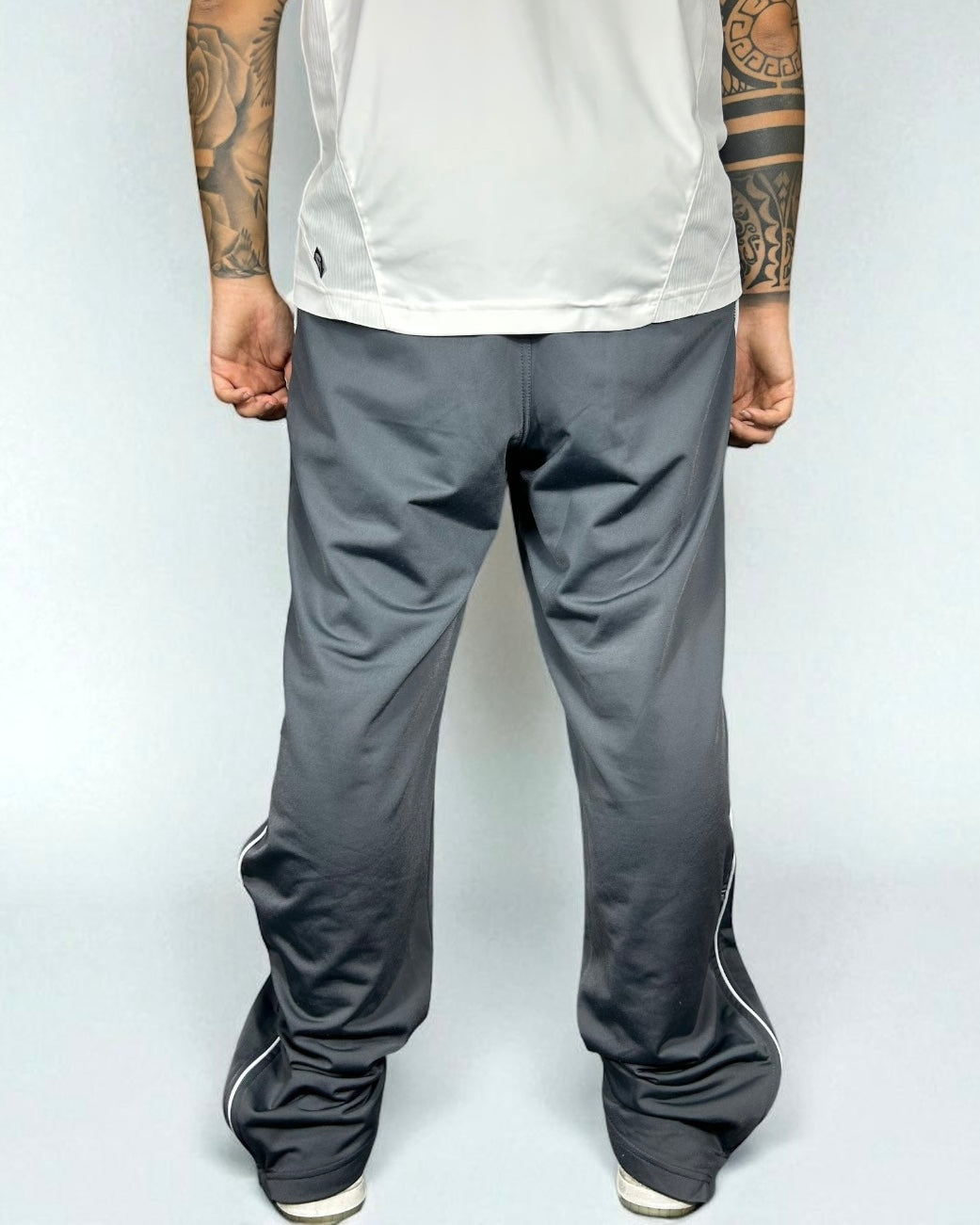 Vintage Puma Track Pants Grey 2000s — Reflect Line