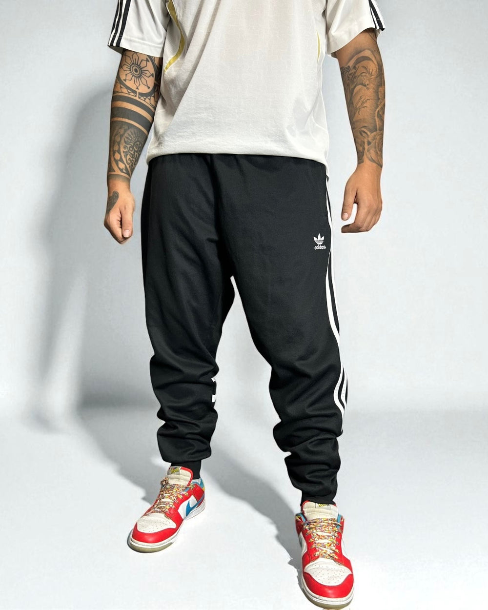 Vintage Adidas Track Pants Nere 2000s — Trefoil Essentials