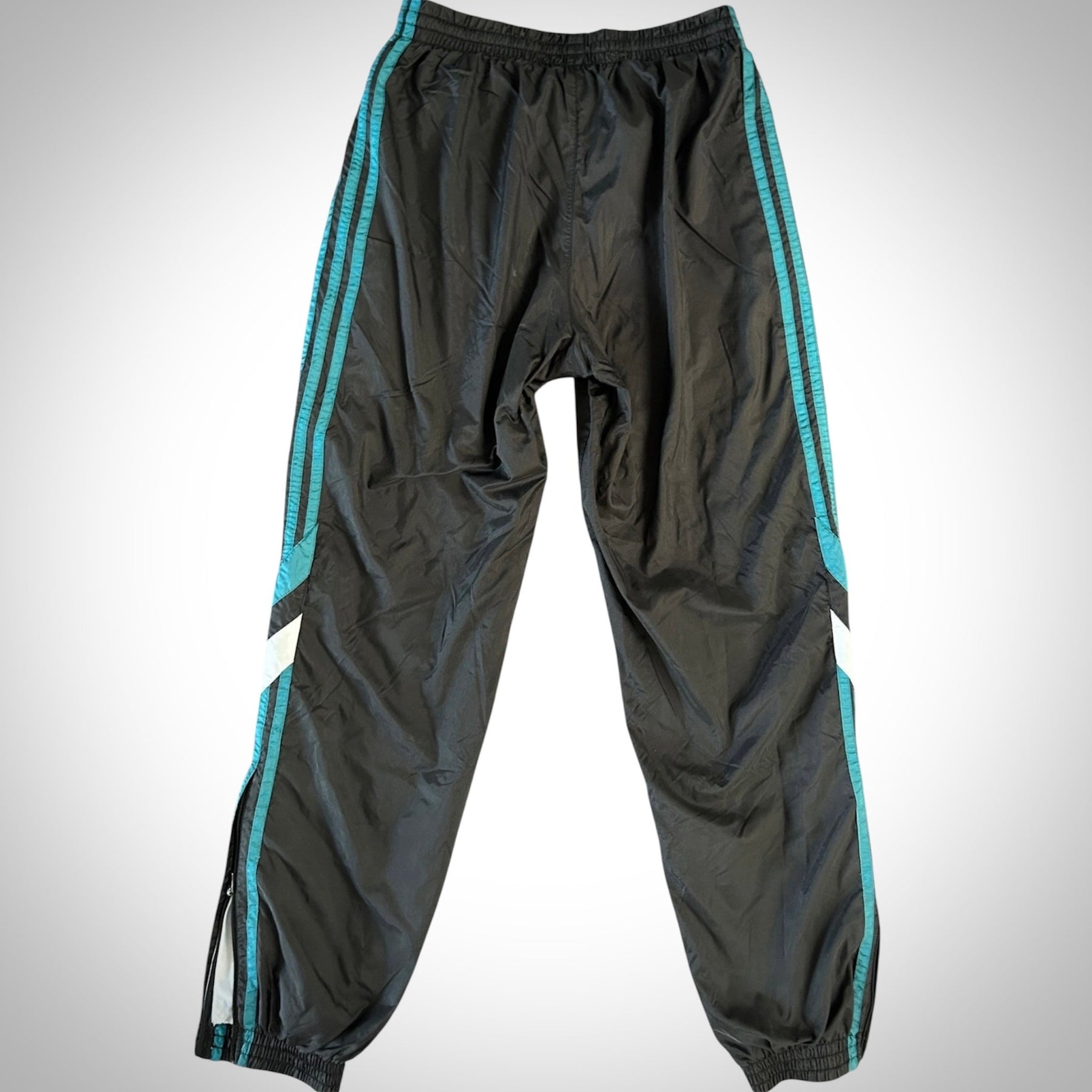 Pantaloni Adidas Vintage (anni
'90) - Nero e turchese